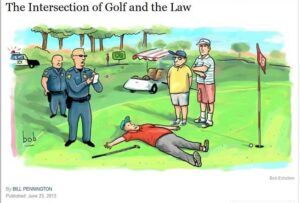 Image from The New York Times warning about your liability if you hit too soon.
