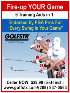 When Chipping learn to avoid the YIPS using GOLFSTR+ in your backswing (#4) and follow-through (#6).