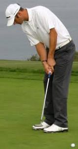 Dustin Johnson uses PMA to visualize his putt so his total focus is on the perfect swing speed, direction and putter face impact.
